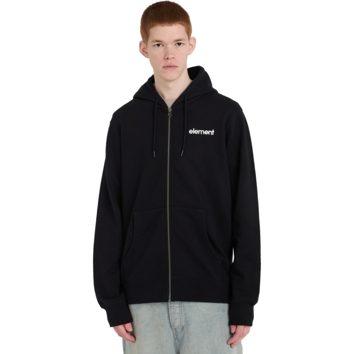 2026 Element Mens Future Nature Zip Up Hoodie ELYSF00357 - Flint Black